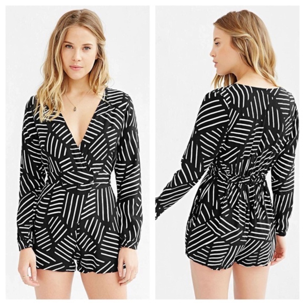 Black and White Romper
